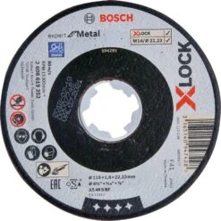 Bosch 2608619252 X-Lock Slijpschijf Expert For Metal - Recht - 1,6 X 115mm