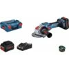 Bosch GWX 18 V-15 SC 18V Li-Ion Accu BiTurbo X-LOCK Haakse Slijper Set (2x 5.5Ah Accu) In L-Boxx - 125 Mm - Variabel - Koolborstelloos - 06019H6501 -Bosch 0d461393d7b0981a576e00b79bacd190