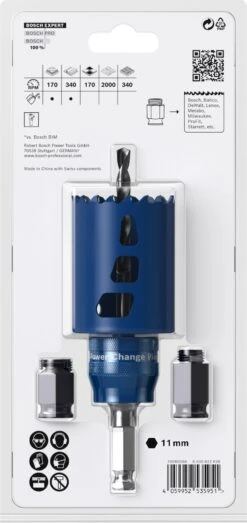 Bosch 2608900449 EXPERT Power-Change Gatzaag Tough Material 51mm Starter Kit -Bosch 0dec25985fa5cb496074c5213c33d3c5