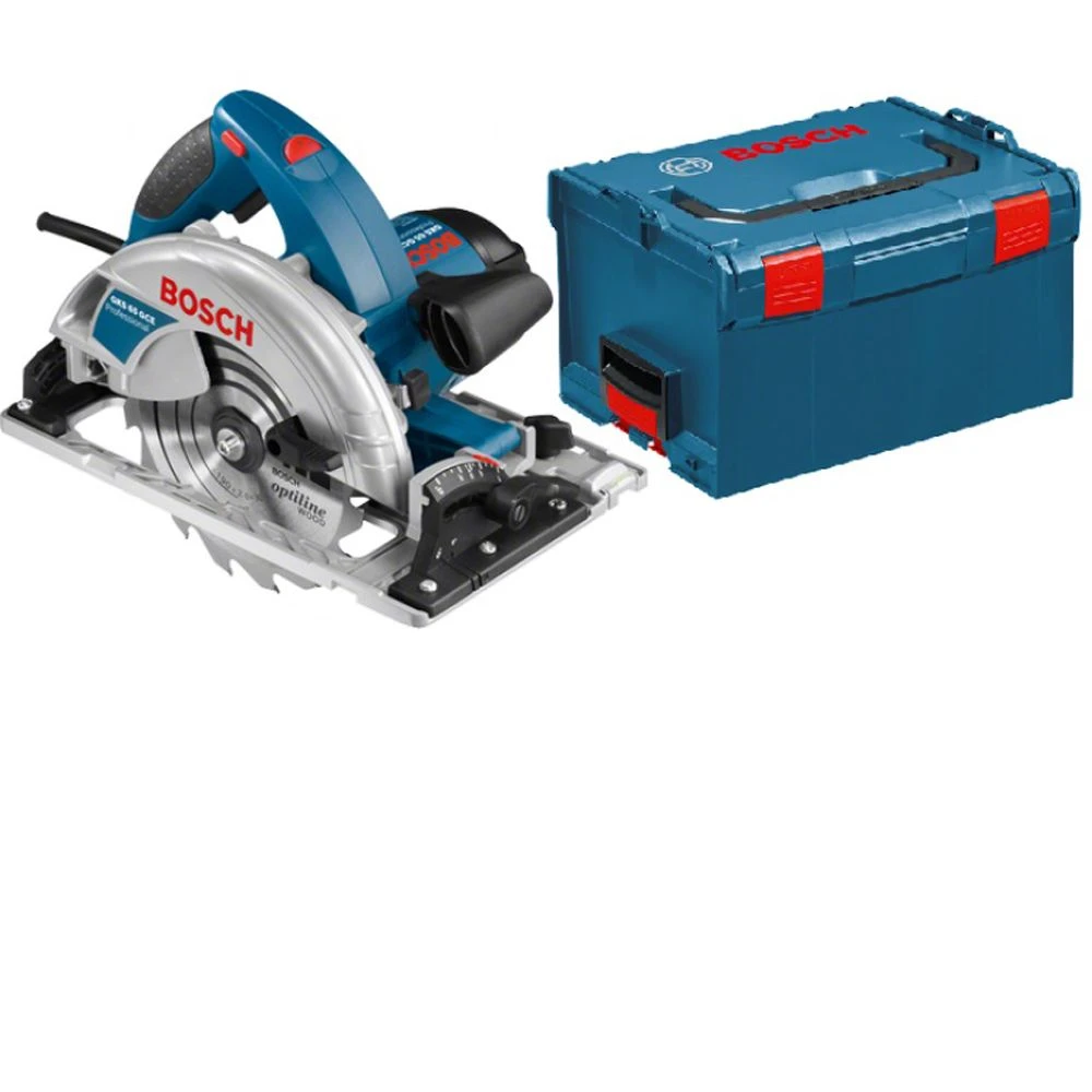 Bosch GKS 65 GCE Cirkelzaag En Geleiderail In L-Boxx - 1800W - 190mm - 0601668902 4 Bosch GKS 65 GCE Cirkelzaag En Geleiderail In L-Boxx - 1800W - 190mm - 0601668902 - Afbeelding 2