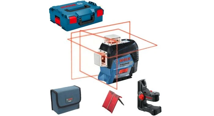 Bosch GLL 3-80 C SOLO 12V Li-Ion Accu Kruislijnlaser Body In L-Boxx - Rood - 30m - 0601063R03 3 Bosch GLL 3-80 C SOLO 12V Li-Ion Accu Kruislijnlaser Body In L-Boxx - Rood - 30m - 0601063R03