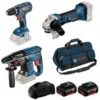 Bosch 3 Toolkit 18V Li-Ion Accu 3-delige Combiset (2x 5.0Ah Accu) In Tas - 0615990M0W -Bosch 43de77612bbddd7991cd7aa8a52ee8ea