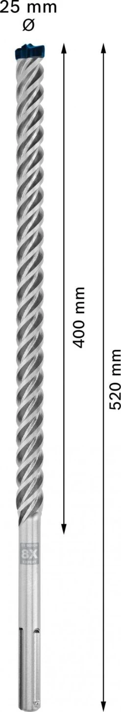 Bosch 2608900241 EXPERT Hamerboor SDS Max-8X 25x400x520mm -Bosch 58f5e6c4f49b1719565ee2ae180e8287