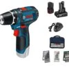 Bosch GSR 12V-15 12V Li-Ion Accu Boor-/schroefmachine Set (1x 4.0Ah + 1x 2.0Ah Accu) In Tas Incl. 39-delige Accessoireset - 0615990G6L -Bosch 6c9d723355c366a55fda0b6d9e685e75