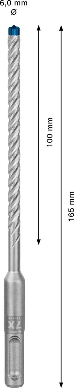 Bosch 2608900181 EXPERT Hamerboor SDS Plus-7X 30st 6x100x165mm -Bosch 927aaaa7a31de3dbfac097334cbe2d41