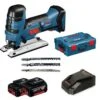 Bosch GST 18 V-LI S 18V Li-Ion Accu Decoupeerzaag Set (2x 5.0Ah Accu) In L-Boxx - T-greep - Variabel - 06015A5104 -Bosch 981069909aaabb53e30f16d68c88e609