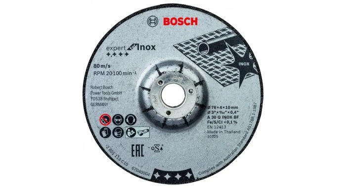 Bosch 2608601705 Slijpschijf Expert For INOX 3 Bosch 2608601705 Slijpschijf Expert For INOX