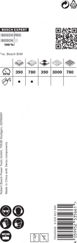 Bosch 2608900420 EXPERT Power-Change Gatzaag Tough Material 22mm -Bosch a84f0cb339503186ac2874e77462a05f