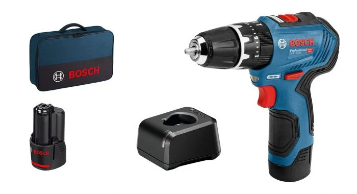 Bosch GSR 12V-30 12V Li-Ion Accu Boor-/schroefmachine Set (2x 2,0Ah Accu) In Tas - Koolborstelloos - 06019G9004 3 Bosch GSR 12V-30 12V Li-Ion Accu Boor-/schroefmachine Set (2x 2,0Ah Accu) In Tas - Koolborstelloos - 06019G9004