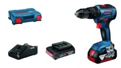 Bosch GSB 18V-55 18V Li-ion Accu Schroefklopboormachine Set (2x2.0Ah) In L-Case -Bosch b315a54901c7212289a4893e256d80f7