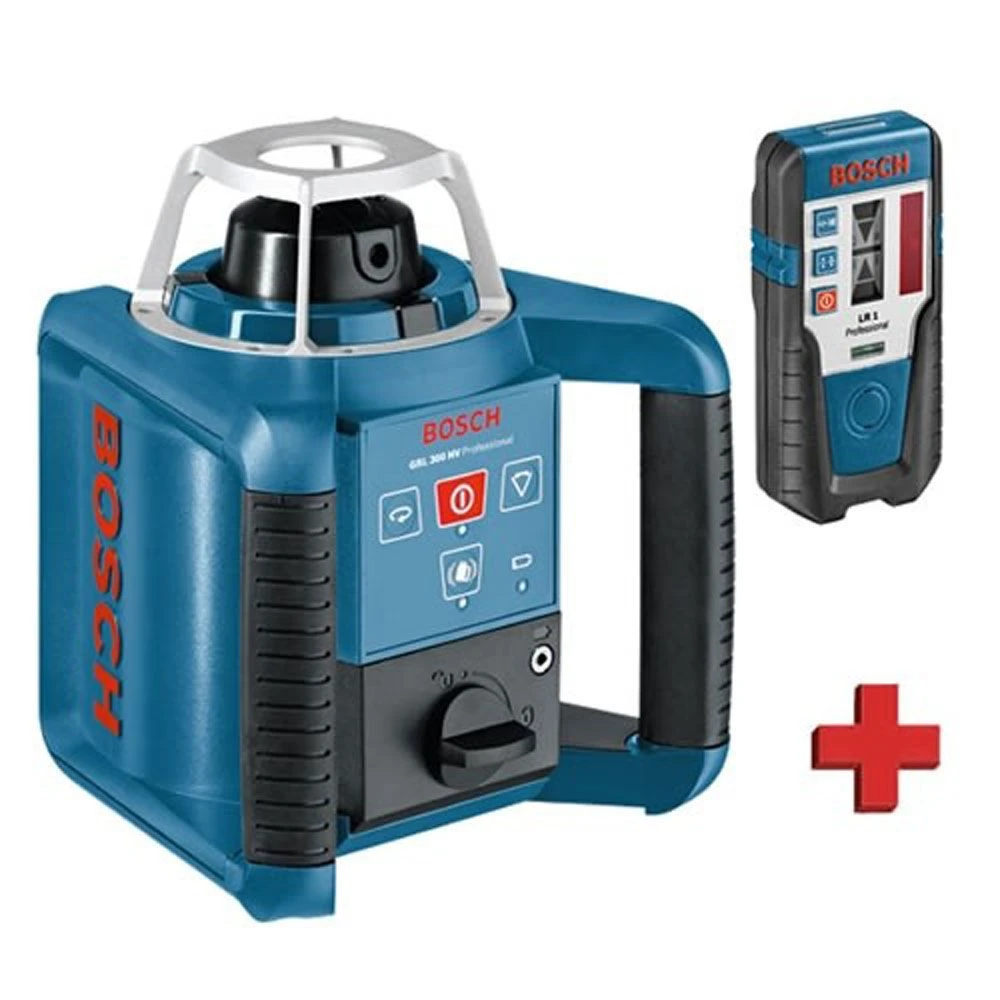 Bosch GRL 400 H Rotatie Laser + LR 1 Ontvanger In Koffer + GR 240 Meetlat + BT 170 HD Statief - 061599403U 4 Bosch GRL 400 H Rotatie Laser + LR 1 Ontvanger In Koffer + GR 240 Meetlat + BT 170 HD Statief - 061599403U - Afbeelding 2