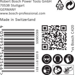 Bosch 2608900916 EXPERT Schuurvel C470 Best For Wood And Paint - 125mm - K400 - 8 Gaten (50st) -Bosch b6ada42b6f1579e8c271fda3ebae0ad1