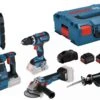 Bosch Accu Toolkit 5 Toolkit 18V GSB 18V-60 C + GWS 18V-10 C + GBH 18V-26 + GSA 18V-LI + GLI 18V-1200 C - 1x ProCORE 18V 4,0Ah + 2x ProCORE18V 8,0Ah - 0615990M2X -Bosch b9aecd6c45070c6955bd4ce11db12950