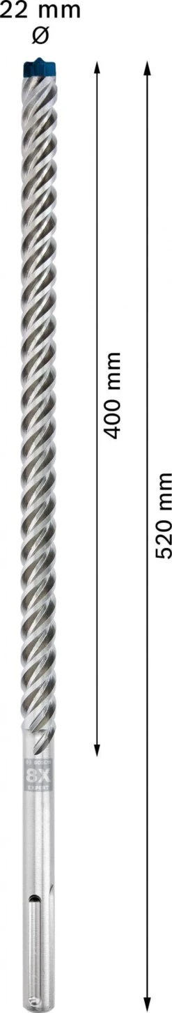 Bosch 2608900234 EXPERT Hamerboor SDS Max-8X 22x400x520mm -Bosch c0076fa18151a03623e4e560d3bc39f8