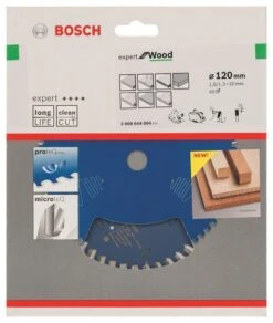 Bosch 2608644004 Expert Cirkelzaagblad - 120 X 20 X 40T - Hout - Carbide