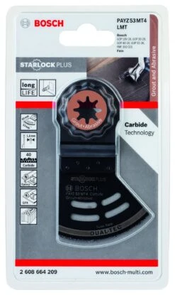 Bosch Starlock PAYZ 53 MT4 Dual-Tec Zaagblad - 53 X 40mm - Carbide - 2608664209 -Bosch ce49181d4b0ed6edc861a6b79fbdca55
