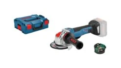 Bosch GWX 18 V-10 PSC 18V Li-Ion Accu X-LOCK Haakse Slijper Body In L-Boxx - 125mm - Variabel - Koolborstelloos - Simply Connected - 06017B0800