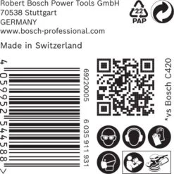 Bosch 2608901120 EXPERT Schuurvel C470 Best For Wood And Paint - 125mm - K150 - 8 Gaten (50st) -Bosch fd2aab54119577817db69e56d944bfce